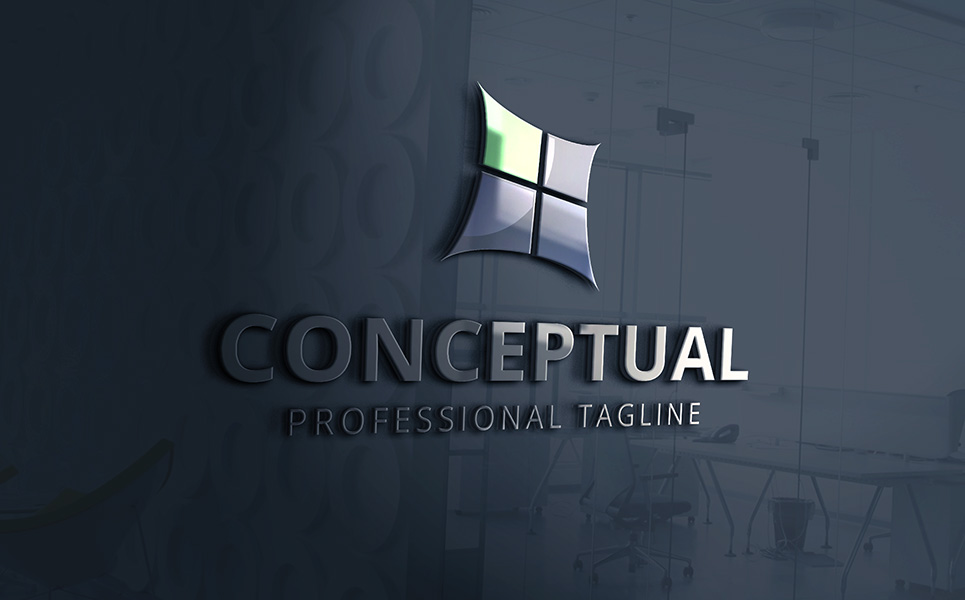 Download Шаблон логотипа "Conceptual Logo Template" / Conceptual Logo Template - Шаблон логотипа на тему графика 
