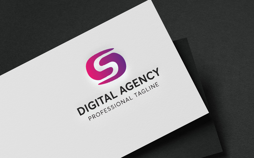 Download Шаблон логотипа "Agency Logo Template" / Agency Logo Template - Шаблон логотипа на тему графика business cube cubic cubicle d letter data design development digital direction marketing