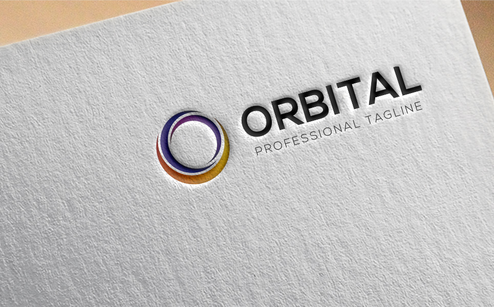 Download Шаблон логотипа "Orbital Logo Template" / Orbital Logo Template - Шаблон логотипа на тему графика business capital circle clean commerce communication crisp electric electrical electrician financial fund green holding market marketing mockup modern o organisation