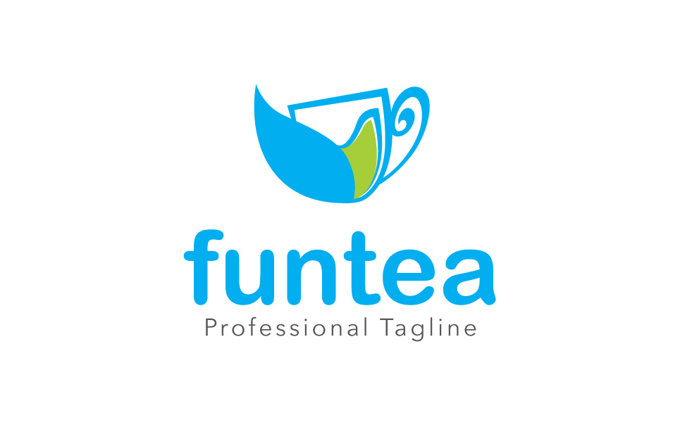Download Шаблон логотипа "Funtea Logo Template" / Funtea Logo Template - Шаблон логотипа на тему графика brown cafe logo cafeteria coffee coffee brand stock cool cup generic modern professional shop unique