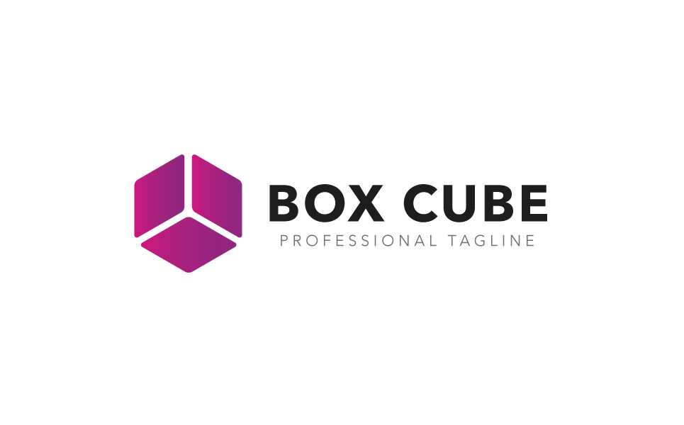 Download Шаблон логотипа "Box Cube Logo Template" / Box Cube Logo Template - Шаблон логотипа на тему графика abstract art box business company concept corporate cube design element geometric graphic hexagon icon idea identity illustration internet logo logotype