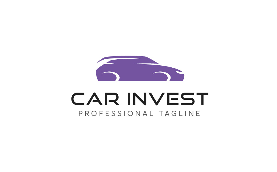 Download Шаблон логотипа "Car Invest Logo Template" / Car Invest Logo Template - Шаблон логотипа на тему графика bank business buy car clean corporate creative elegant fund income industrial industry invest investment loan logo template mobile money professional
