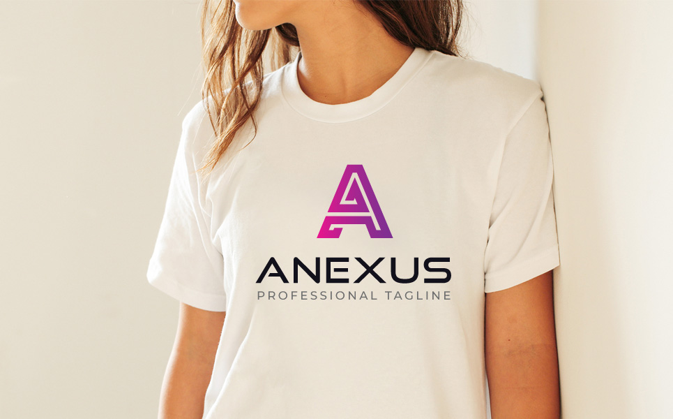 Download Шаблон логотипа "ANEXUS Logo Template" / ANEXUS Logo Template - Шаблон логотипа на тему графика a a logo app bold brand branding business clean colorful corporate creative digital forum letter logotype media modern pixel professional