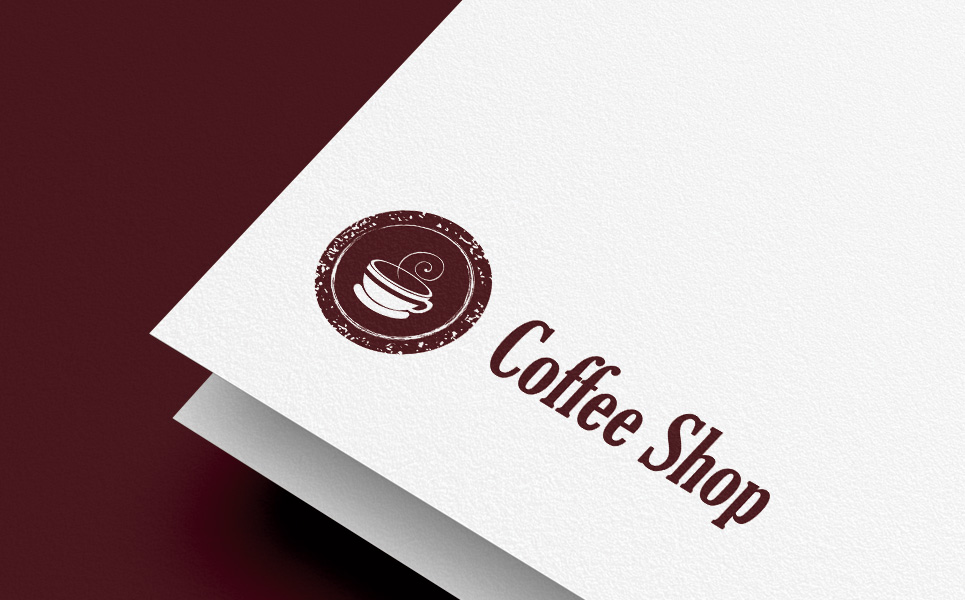 Download Шаблон логотипа "Coffee Shop Logo Template" / Coffee Shop Logo Template - Шаблон логотипа на тему графика coffee,bean,cup,logo,shop,compass,navigator,old,style,fresh,roasted,hipster,retro,template