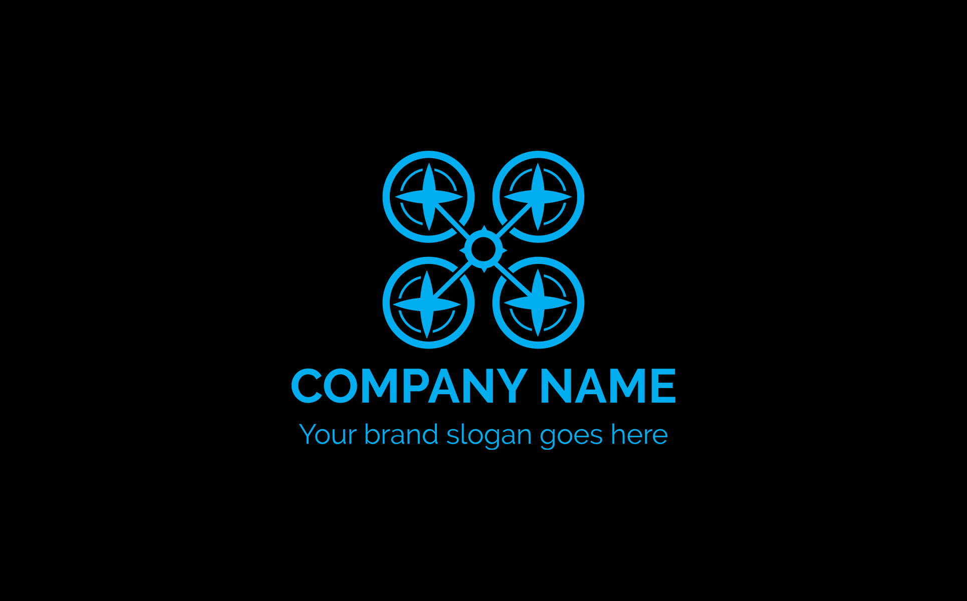 Download Шаблон логотипа "Drone Logo Template" / Drone Logo Template - Шаблон логотипа на тему графика drone_logo drone professional creative logos icon design eps vector business corporate photography logotype graphic_design adobe brand type web print