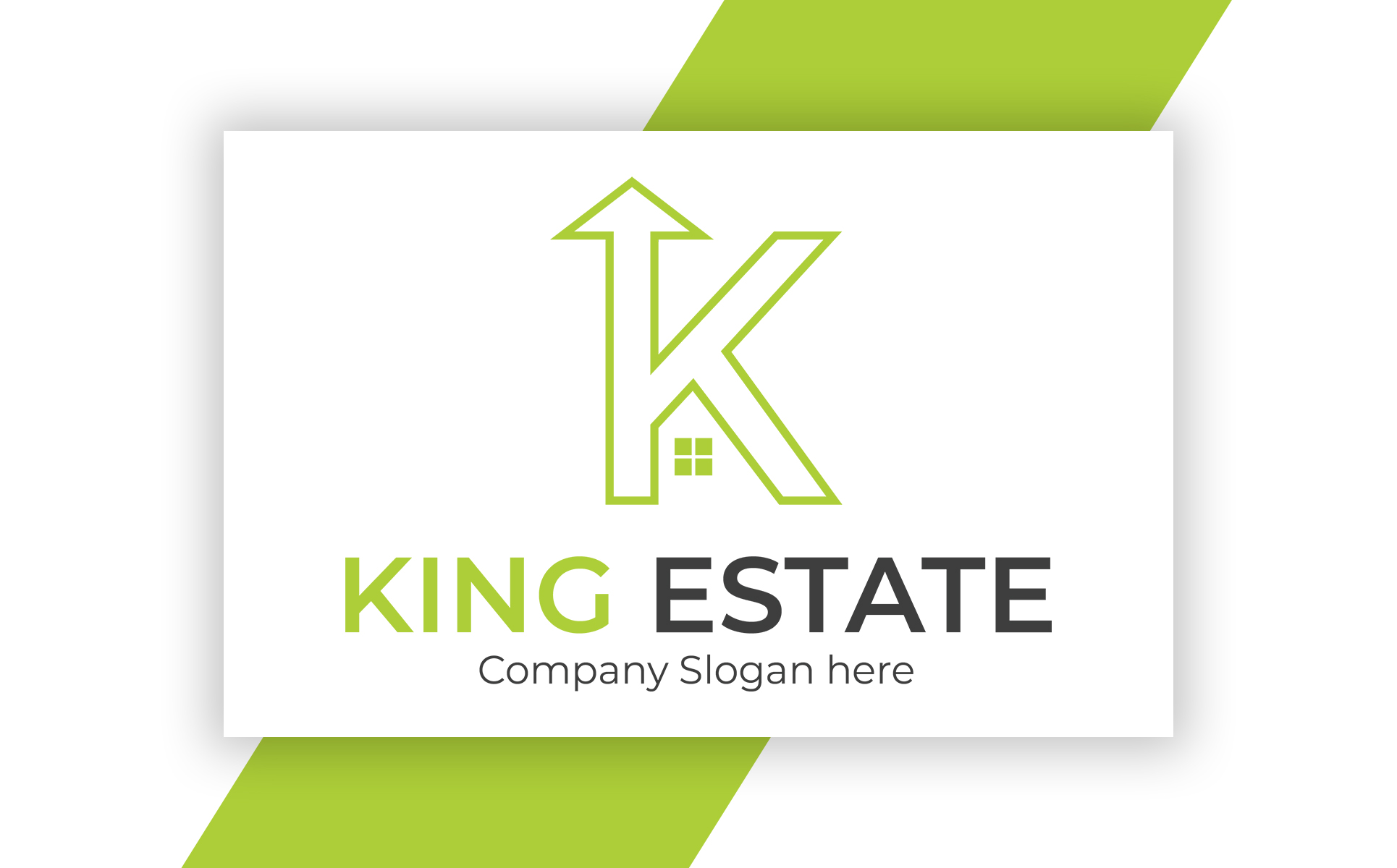 Download Шаблон логотипа "King Estate Logo Template" / King Estate Logo Template - Шаблон логотипа на тему графика agency real-estate k-logo home-logo mizan328 property letter-k k build builder building company construction corporate professional vector creative-logo modern-logo branding