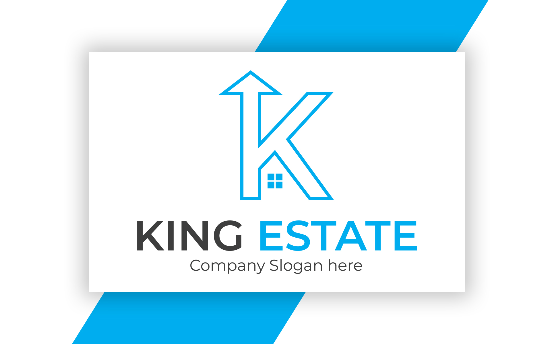 Download Шаблон логотипа "King Estate Logo Template" / King Estate Logo Template - Шаблон логотипа на тему графика agency real-estate k-logo home-logo mizan328 property letter-k k build builder building company construction corporate professional vector creative-logo modern-logo branding