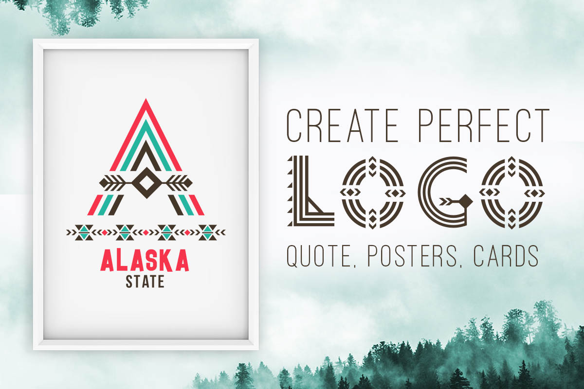 Download Шрифт "Tribal Aleut OTF ??olor Font" / Tribal Aleut OTF ??olor Font - Шрифт на тему графика tribal logo alphabet ethnic font indian modern alaska handmade native textile traditional folk type typography abc aleut border character creative