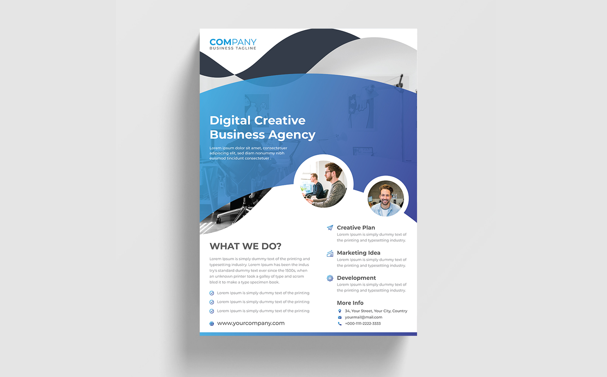 Download Фирменный стиль "Flyer Design - Corporate Identity Template" / Flyer Design - Corporate Identity Template - Фирменный стиль на тему графика 