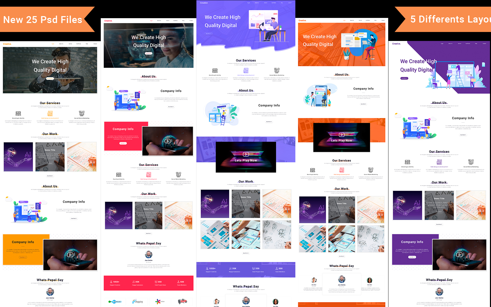 Creative Business PSD Template