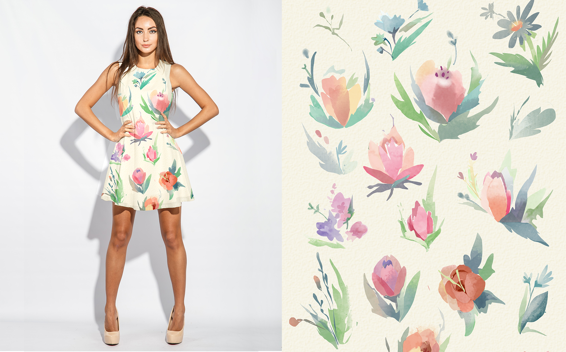 Download Иллюстрация "19 Tender Summer Flowers - Illustration" / 19 Tender Summer Flowers - Illustration - Иллюстрация на тему графика flowers illustration; summer tender