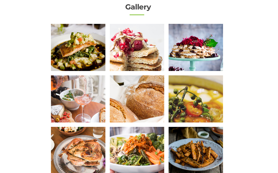 Milus Restaurant PSD Template
