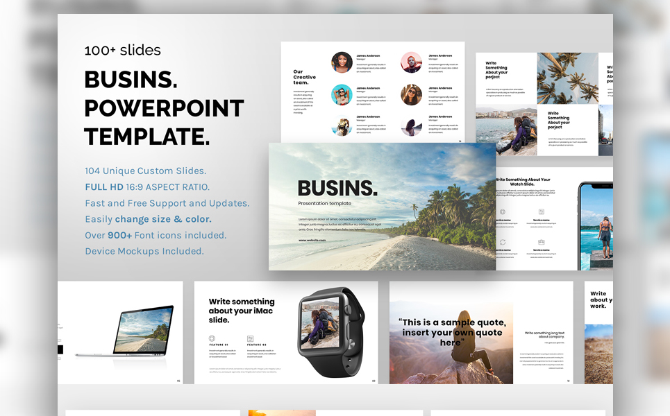 Busins PowerPoint Template