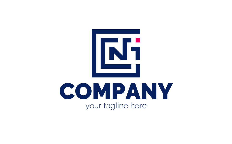 Design of the Letters №1 Logo Template