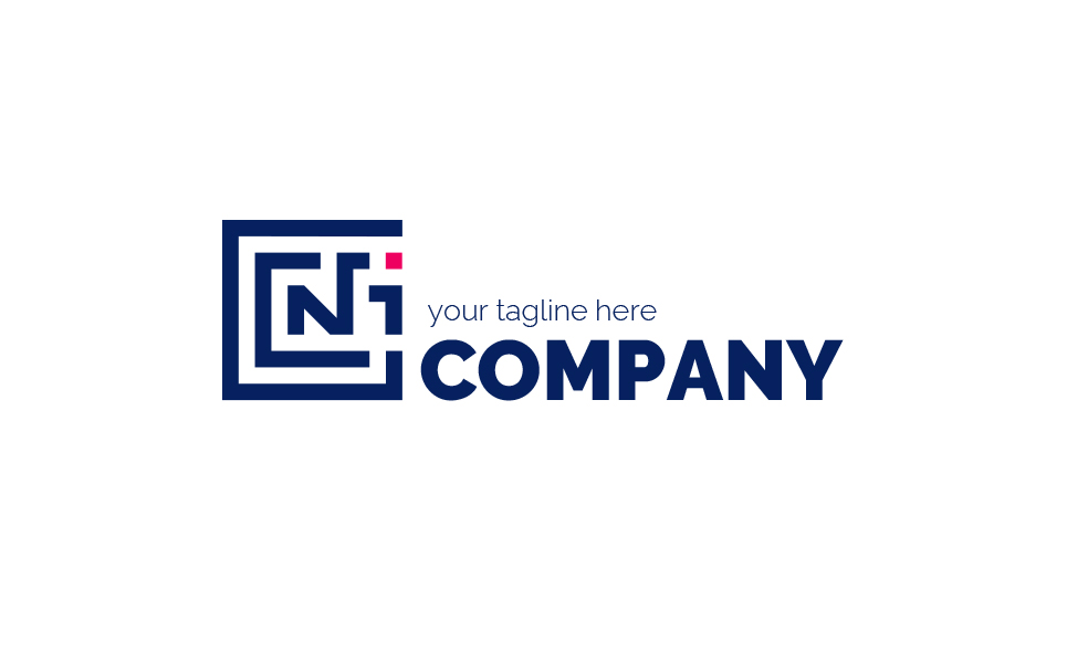 Design of the Letters №1 Logo Template