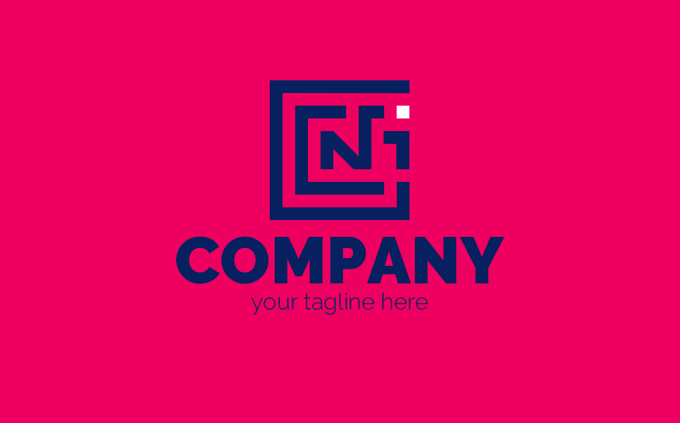 Design of the Letters №1 Logo Template
