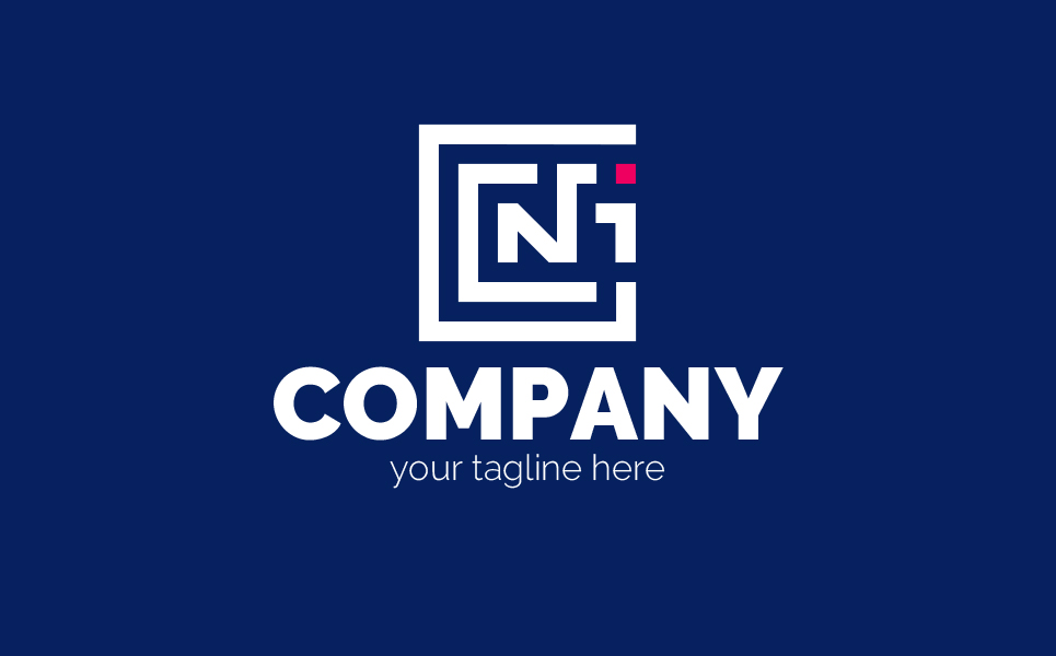 Design of the Letters №1 Logo Template