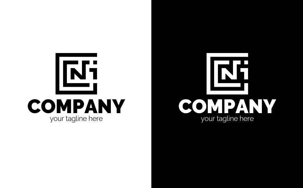 Design of the Letters №1 Logo Template
