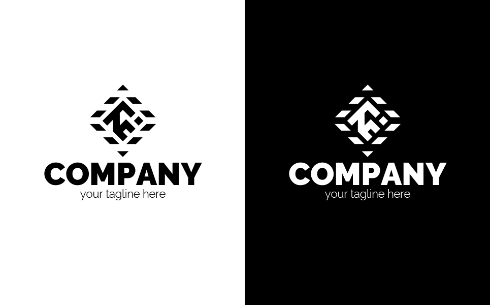 Postage Stamp Logo Template