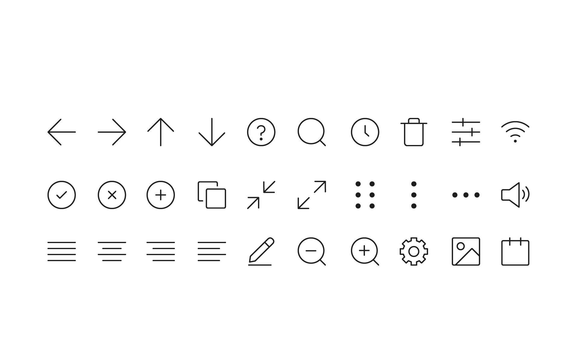 Download Набор иконок "Minimal Web and Product Icon Set" / Minimal Web and Product Icon Set - Набор иконок на тему графика icons icon minimal minimalist line vector web website product modern ecommerce