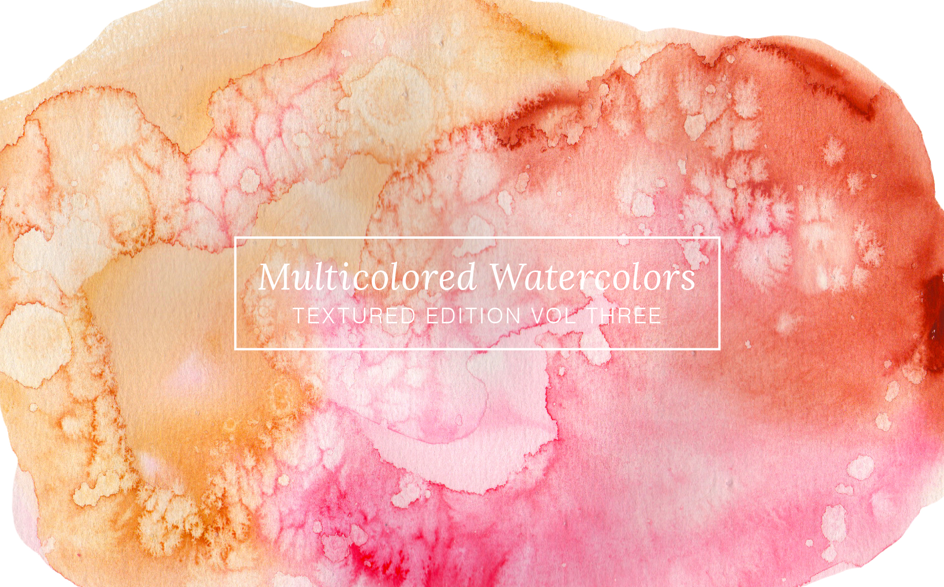 Download Иллюстрация "Multicolored Textured Watercolors - Illustration" / Multicolored Textured Watercolors - Illustration - Иллюстрация на тему графика watercolor watercolour texture textures textured background paint abstract red blue green yellow pink purple