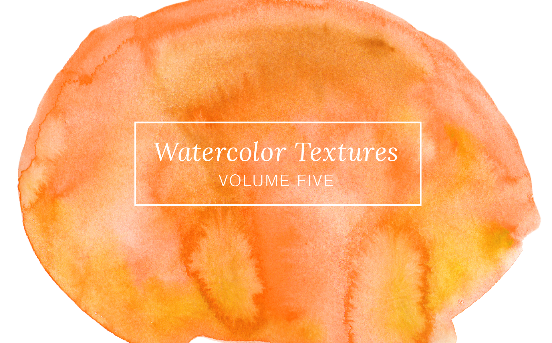 Download Иллюстрация "Yellow & Orange Watercolors - Illustration" / Yellow & Orange Watercolors - Illustration - Иллюстрация на тему графика watercolor watercolour paint abstract background texture textures textured yellow orange warm