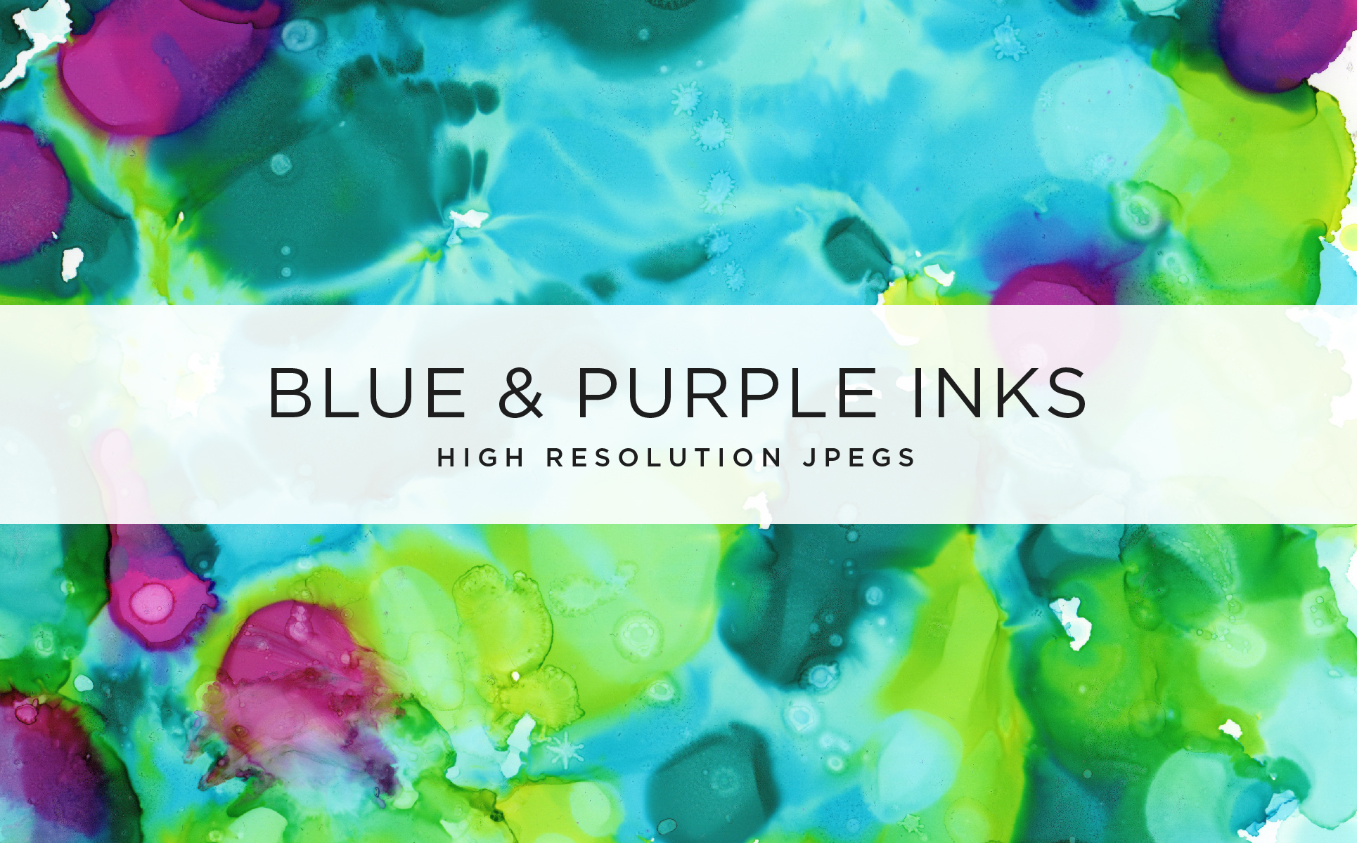 Download Иллюстрация "Blue and Purple Inks - Illustration" / Blue and Purple Inks - Illustration - Иллюстрация на тему графика watercolor watercolour ink alcohol background abstract paint texture textures textured blue purple cool