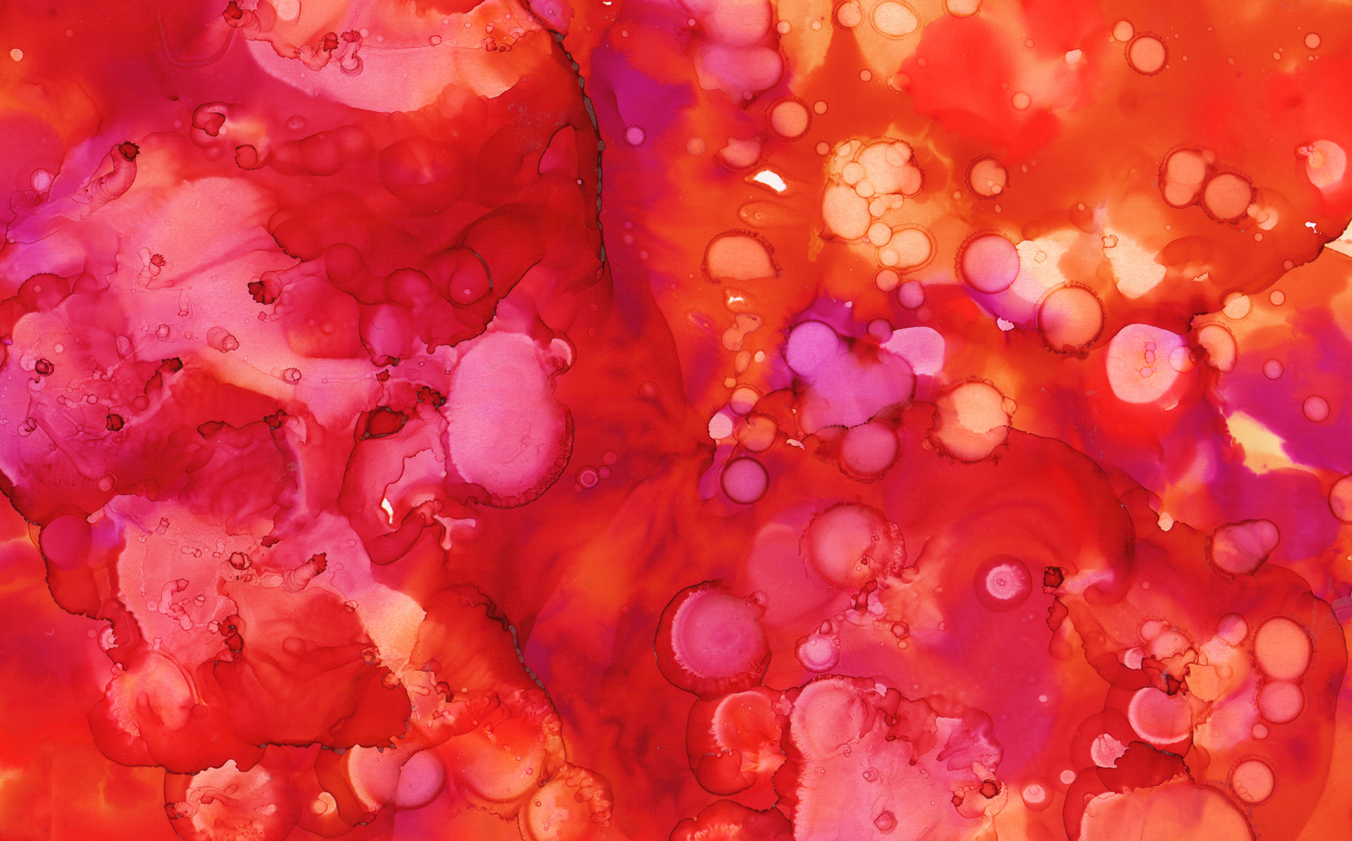 Download Pattern "Red Ink Textures Pattern" / Red Ink Textures Pattern - Pattern на тему графика red ink orange warm inks watercolor watercolour texture textures background alcohol abstract paint strong bold