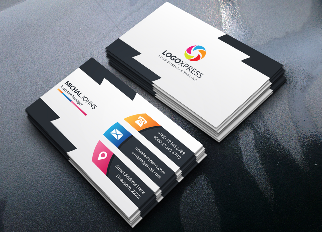 Download Фирменный стиль "Creative & Modern Business Card - Corporate Identity Template" / Creative & Modern Business Card - Corporate Identity Template - Фирменный стиль на тему графика business card clean coder corporate creative design developer individual modern personal professional sleek style stylish identity visiting call colorful unique