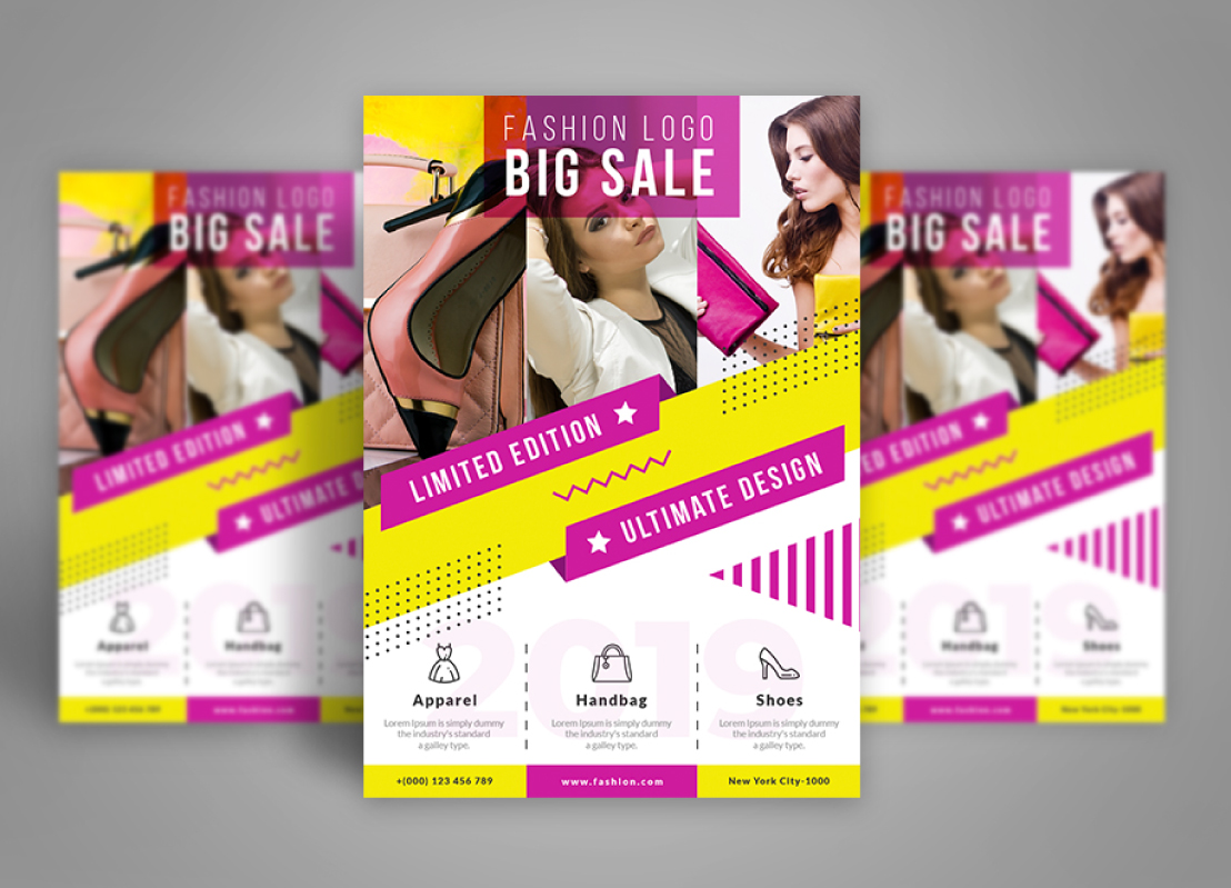 Download Фирменный стиль "Stylish & Modern Fashion Flyer - Corporate Identity Template" / Stylish & Modern Fashion Flyer - Corporate Identity Template - Фирменный стиль на тему графика advertisement advertising agency business flyer clean company corporate creative design leaflet magazine marketing modern multipurpose newspaper fashion sale stylish colorful