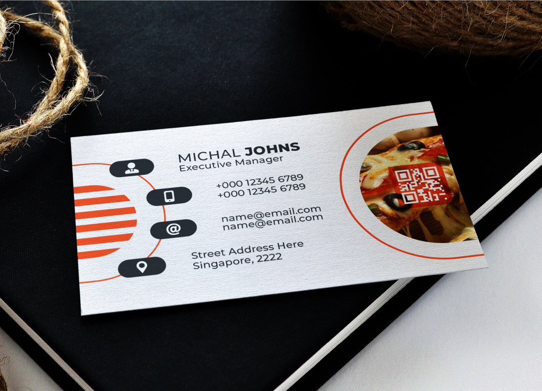 Download Фирменный стиль "Restaurant & Food Business Card - Corporate Identity Template" / Restaurant & Food Business Card - Corporate Identity Template - Фирменный стиль на тему графика business card clean corporate creative design individual modern personal professional sleek style stylish template unique food restaurant hotel pizza fast