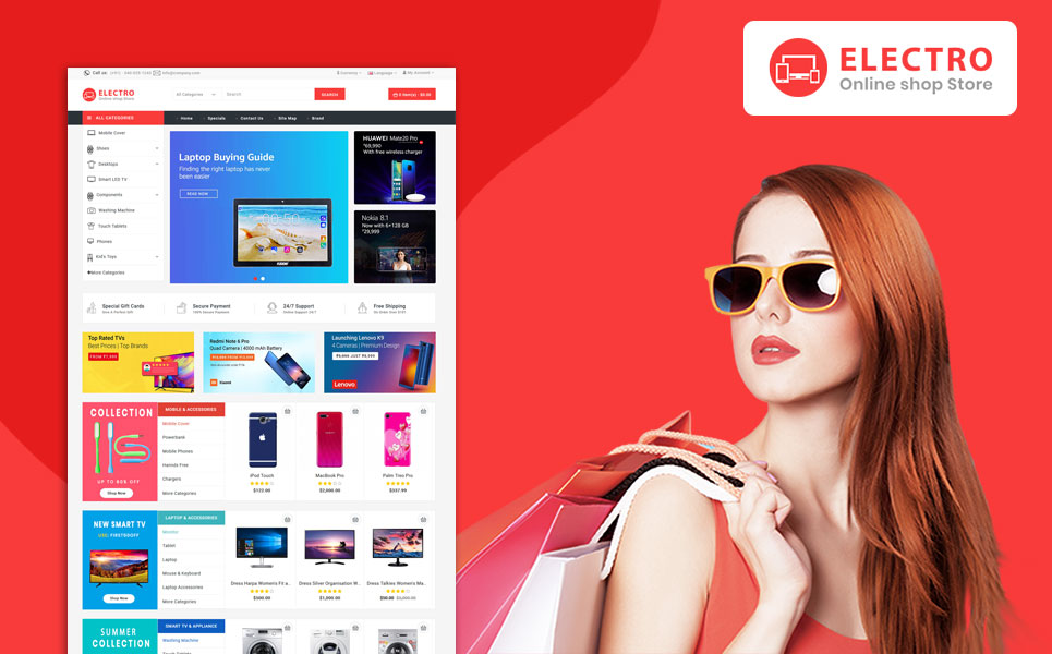 Electro The Best Electronics OpenCart Template