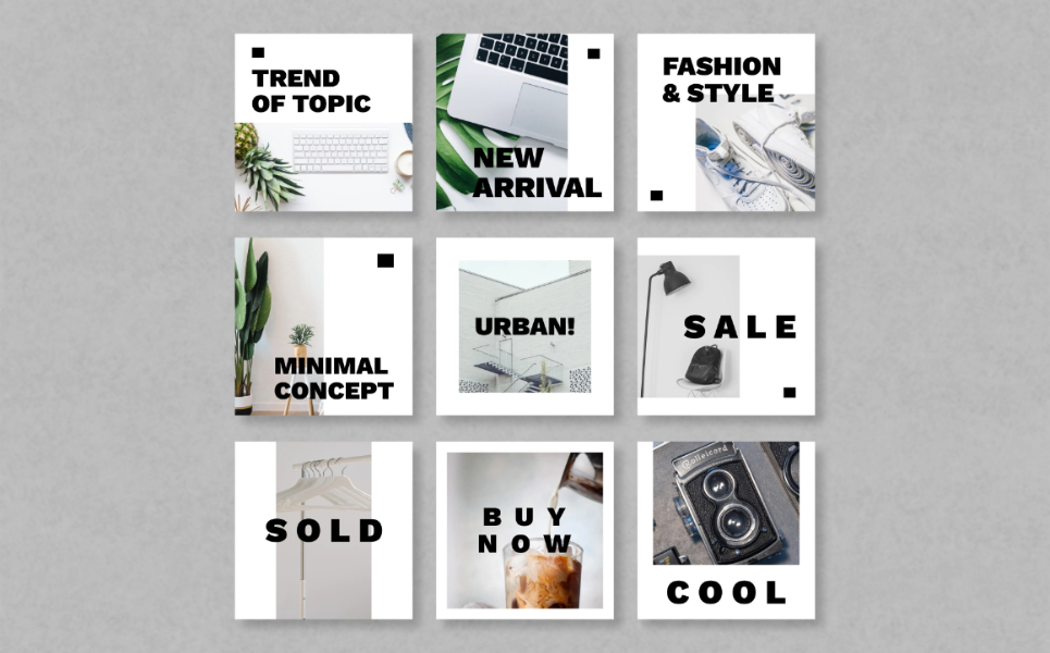 Download Шаблон для соцсетей "Instagram Design Bundle Social Media Template" / Instagram Design Bundle Social Media Template - Шаблон для соцсетей на тему графика instagram stories post banner template twitter facebook social media story