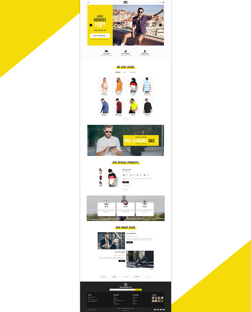 Mr. Fashion Store PrestaShop Theme