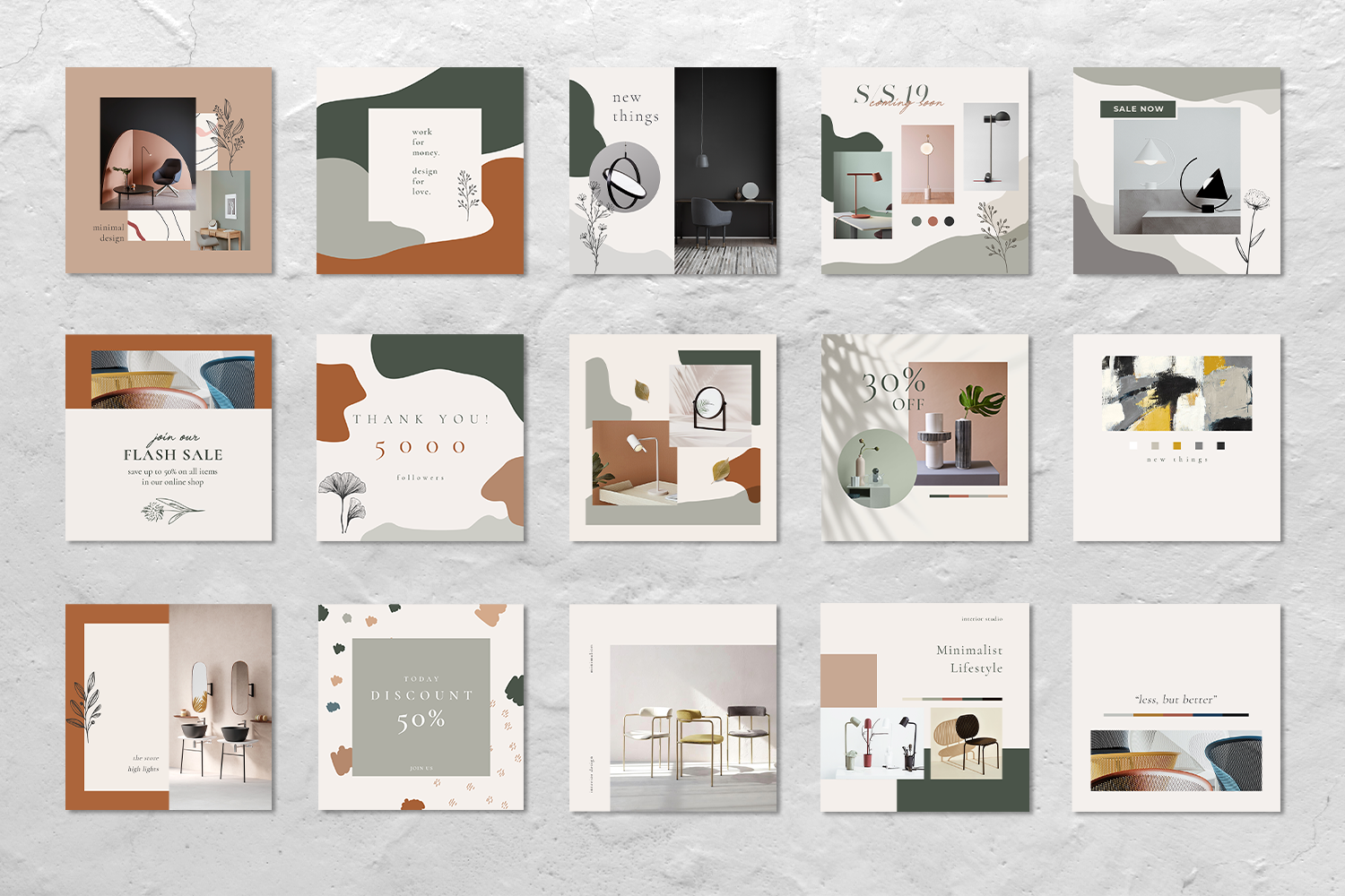 Download Шаблон для соцсетей "Instagram Social Media Template" / Instagram Social Media Template - Шаблон для соцсетей на тему графика instagram templates social media branding template styles post