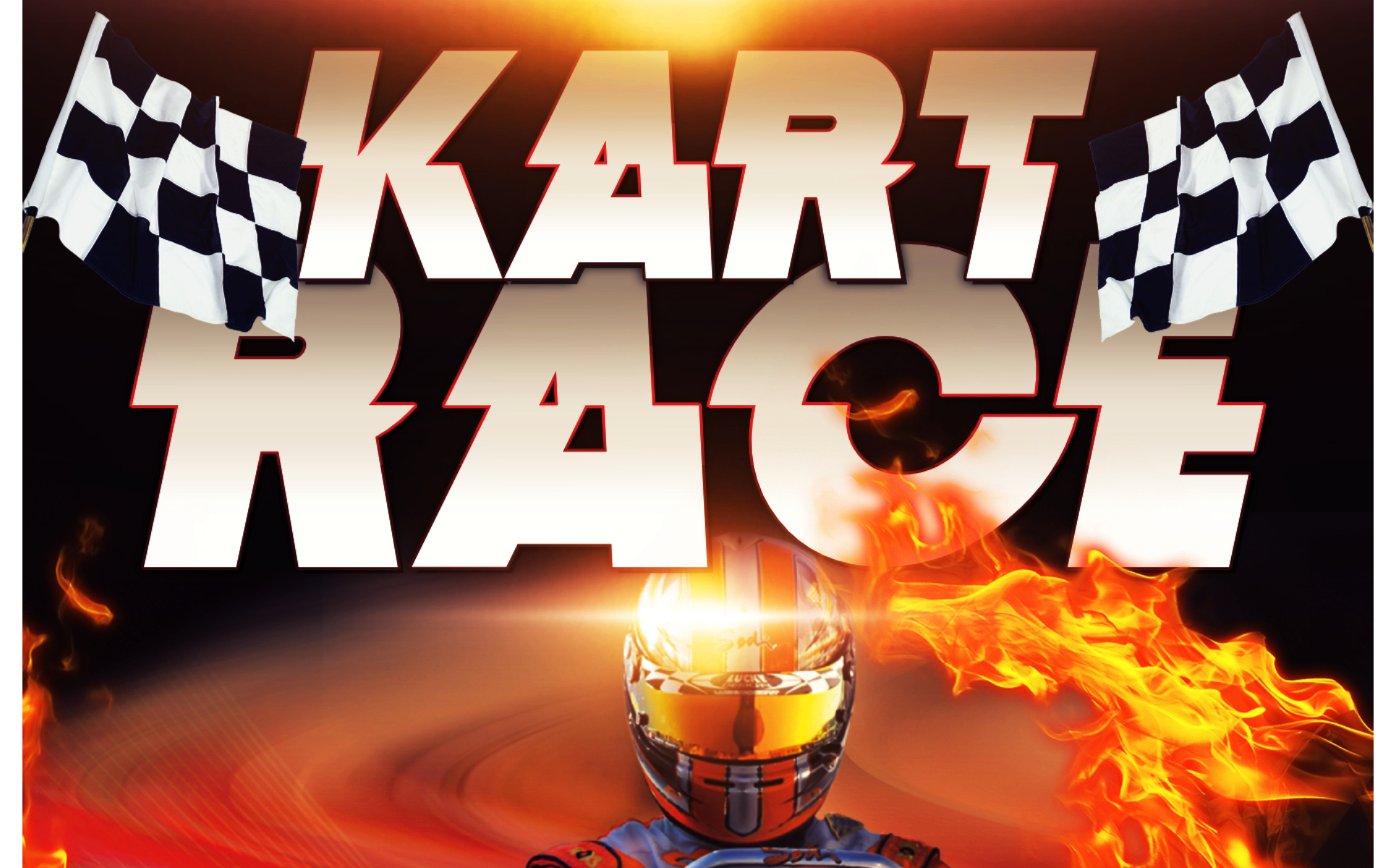 Download PSD шаблон "Kart Race Flyer PSD Template" / Kart Race Flyer PSD Template - PSD шаблон на тему графика kart race car flyer template event outdoor sport racing entertainment auto