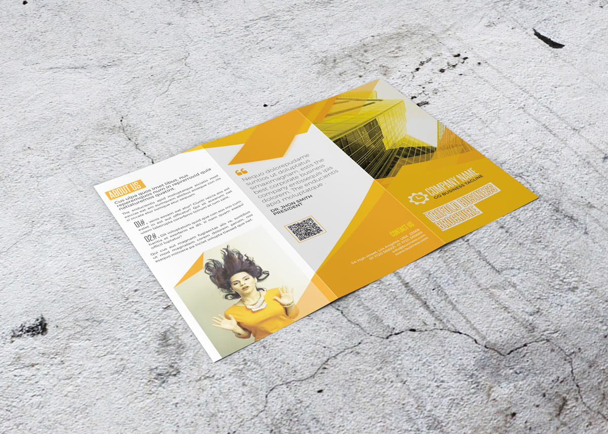 Download Фирменный стиль "Trifold Brochure - Corporate Identity Template" / Trifold Brochure - Corporate Identity Template - Фирменный стиль на тему графика advertising agency branding brochure business clean company corporate creative customizable financial indesign letter marketing modern multipurpose print ready pro professional