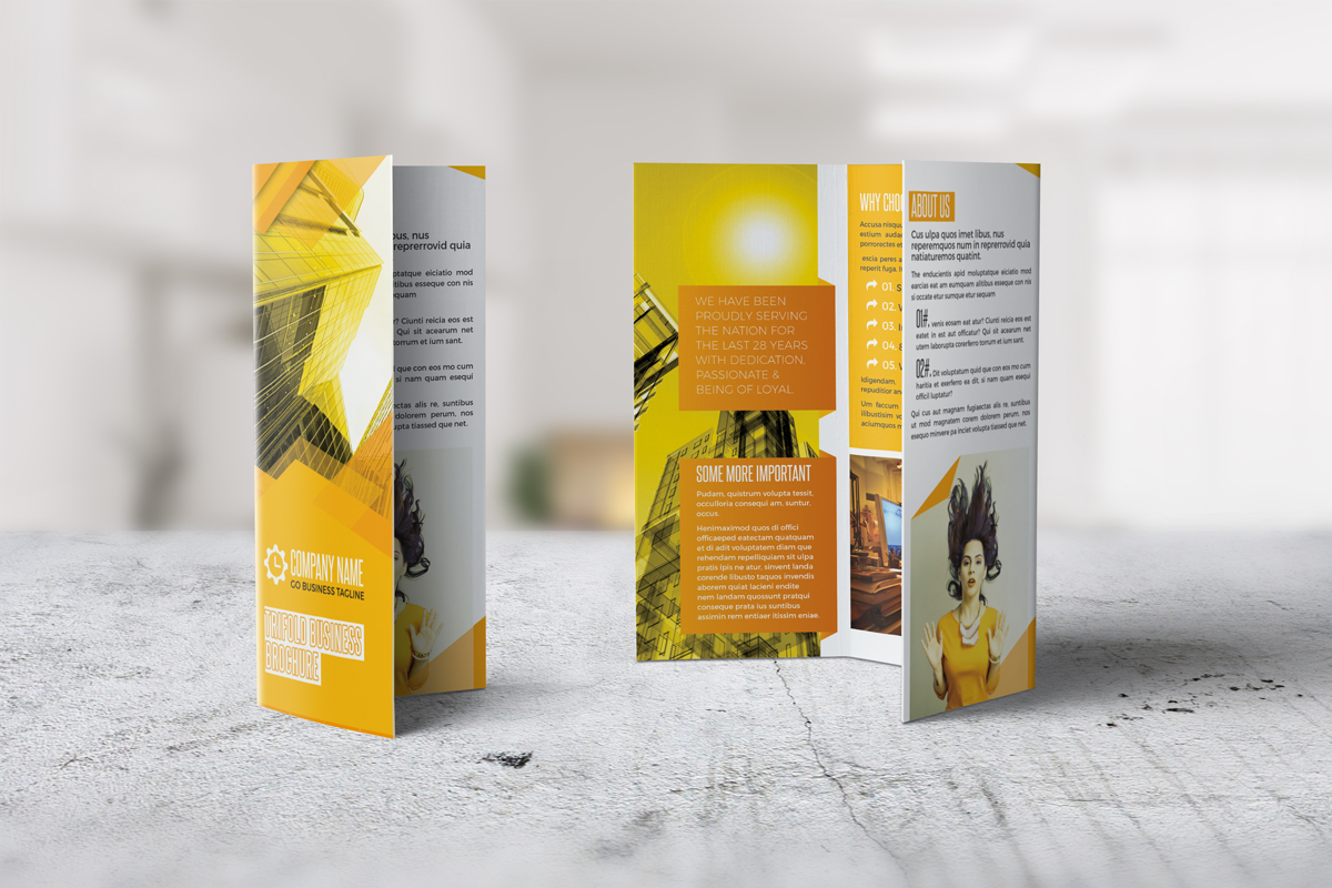 Download Фирменный стиль "Trifold Brochure - Corporate Identity Template" / Trifold Brochure - Corporate Identity Template - Фирменный стиль на тему графика advertising agency branding brochure business clean company corporate creative customizable financial indesign letter marketing modern multipurpose print ready pro professional