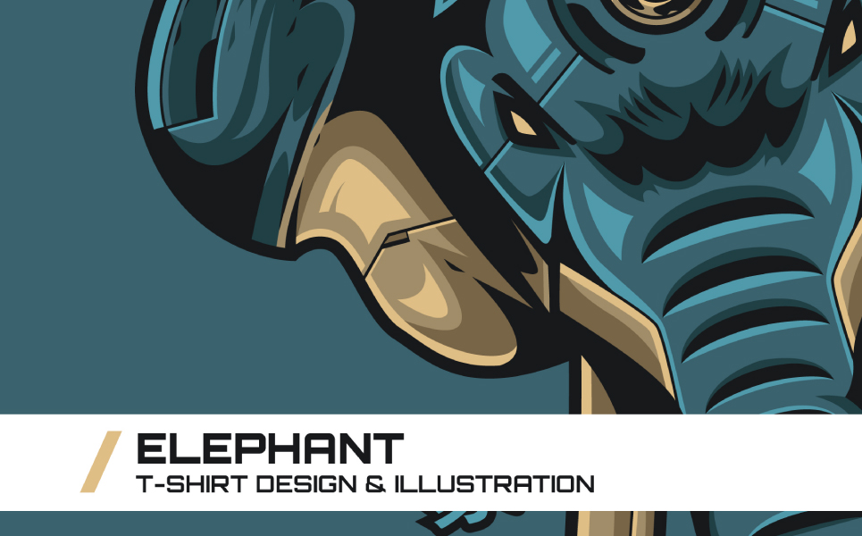 Elephant Design - T-shirt Design