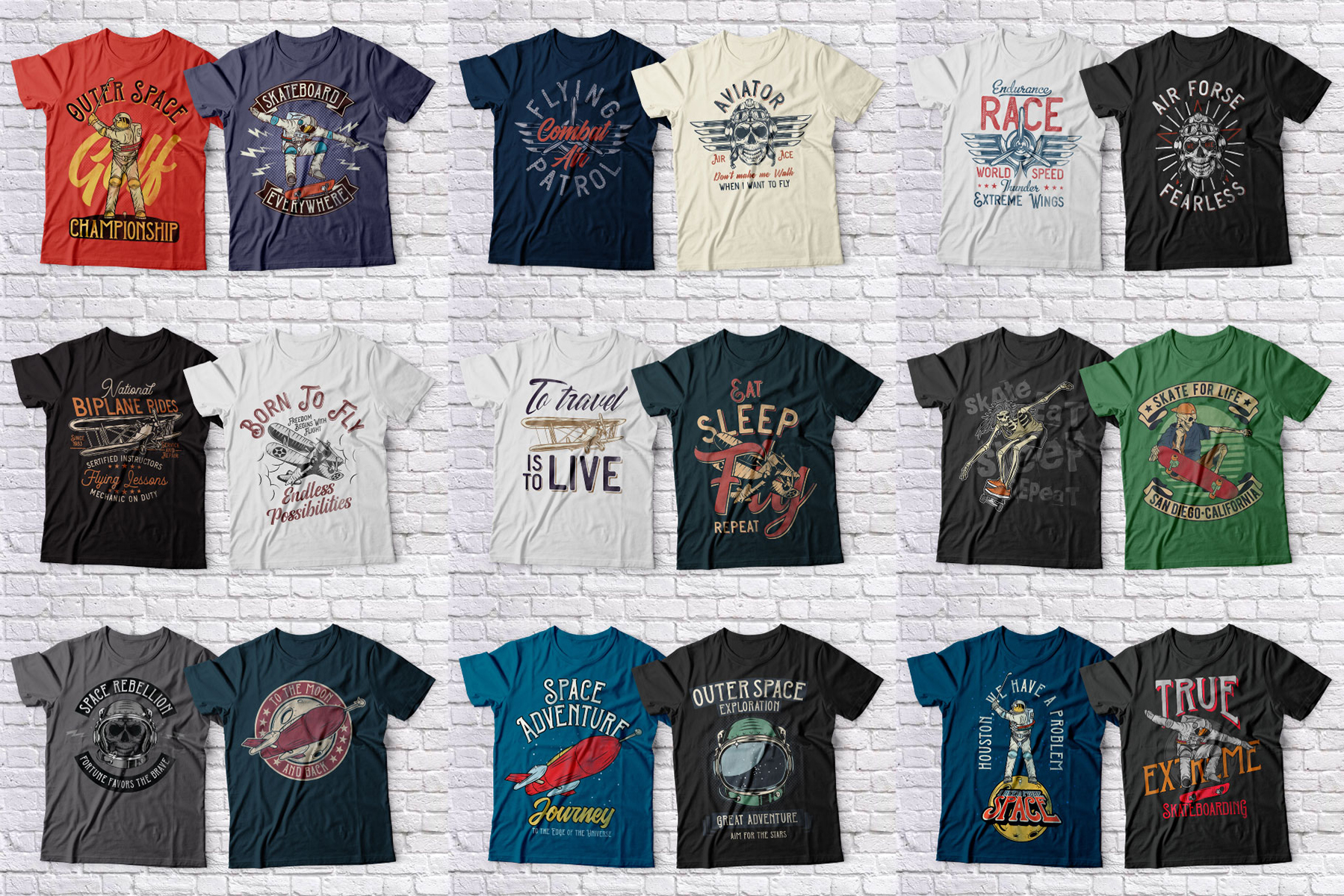 Download T-shirt Design "Mega Bundle - T-shirt Design" / Mega Bundle - T-shirt Design - T-shirt Design на тему графика clothing shirt textile casual cotton vector body design symbol view collection sign template retail advertising store cloth white sport unisex