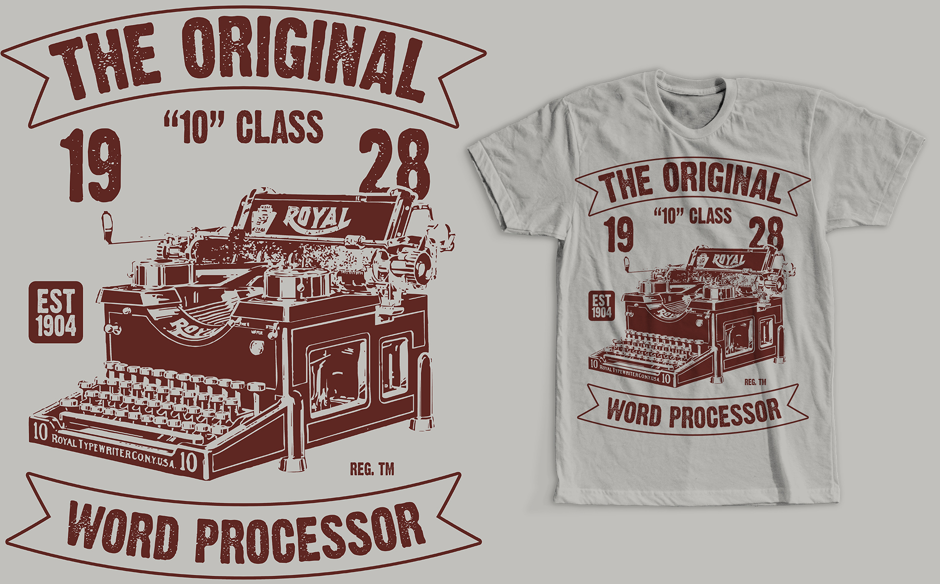 Download T-shirt Design "The Original Word Processor Design - T-shirt Design" / The Original Word Processor Design - T-shirt Design - T-shirt Design на тему графика tshirt t-shirt vintage graphics retro psd png print on demand redbubble teepublic teespring society6 cafepress designedbyhumans inkfrog