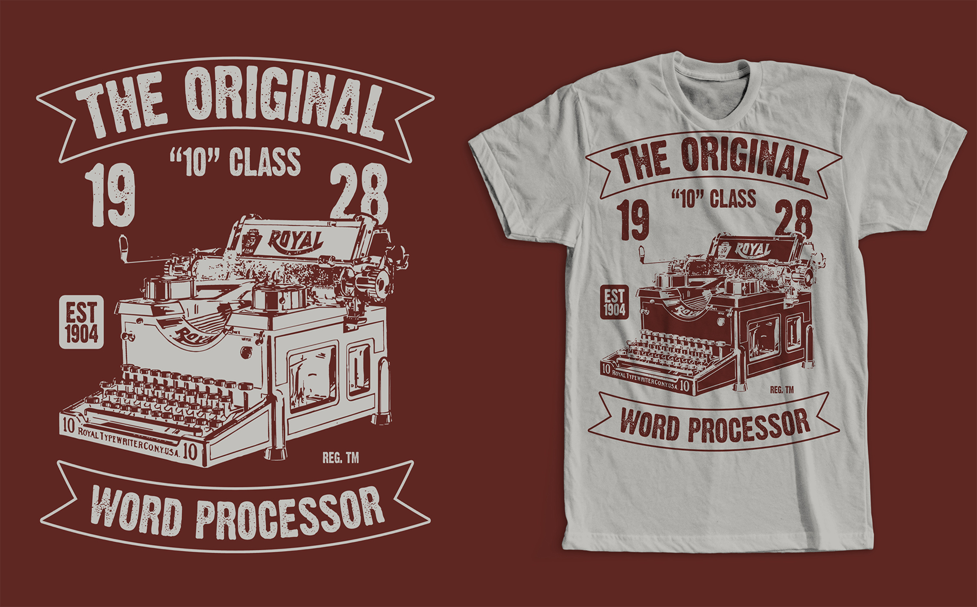 Download T-shirt Design "The Original Word Processor Design - T-shirt Design" / The Original Word Processor Design - T-shirt Design - T-shirt Design на тему графика tshirt t-shirt vintage graphics retro psd png print on demand redbubble teepublic teespring society6 cafepress designedbyhumans inkfrog
