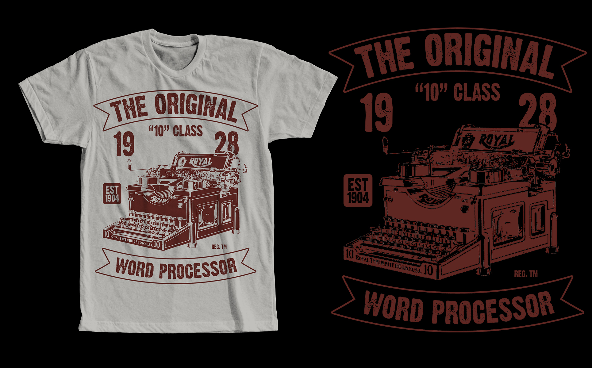 Download T-shirt Design "The Original Word Processor Design - T-shirt Design" / The Original Word Processor Design - T-shirt Design - T-shirt Design на тему графика tshirt t-shirt vintage graphics retro psd png print on demand redbubble teepublic teespring society6 cafepress designedbyhumans inkfrog