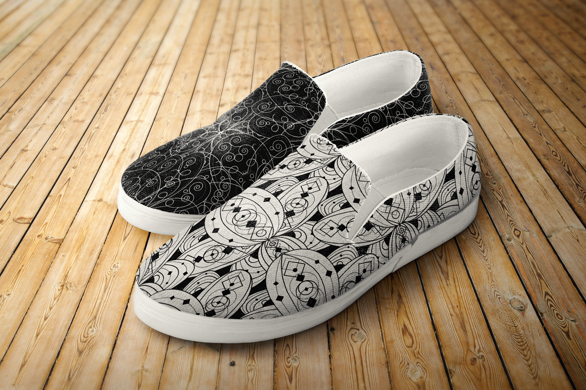 Download Иллюстрация "Mystical Lotuses Seamless Patterns Set - Illustration" / Mystical Lotuses Seamless Patterns Set - Illustration - Иллюстрация на тему графика lotus flower floral mandala yoga oriental tattoo indian art ethnic asian doodle boho coloring tibetan ornament seamless pattern harmonic geometry