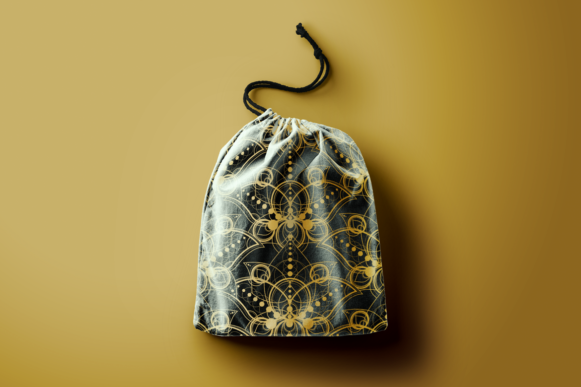 Download Иллюстрация "Mystical Lotuses Seamless Patterns Set - Illustration" / Mystical Lotuses Seamless Patterns Set - Illustration - Иллюстрация на тему графика lotus flower floral mandala yoga oriental tattoo indian art ethnic asian doodle boho coloring tibetan ornament seamless pattern harmonic geometry