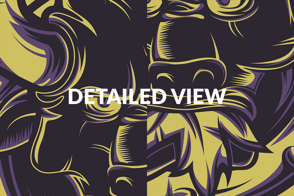 Download T-shirt Design "Crazy Bull - T-shirt Design" / Crazy Bull - T-shirt Design - T-shirt Design на тему графика illustration t-shirt design artwork apparel merch fashion style creative artistic custom dope streetwear bull energy dark squad team member