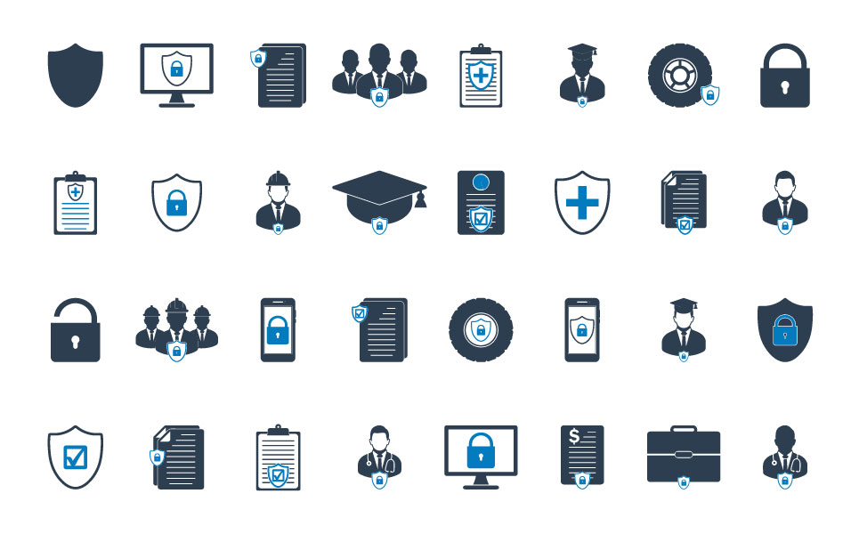 Insurance - Premium Vector Icon Set