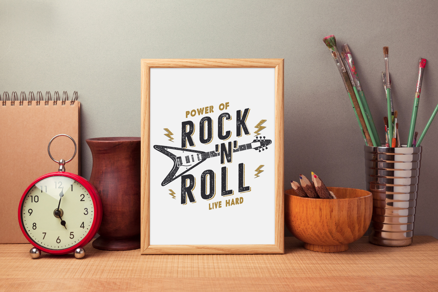 Power of Rock n Roll - T-shirt Design