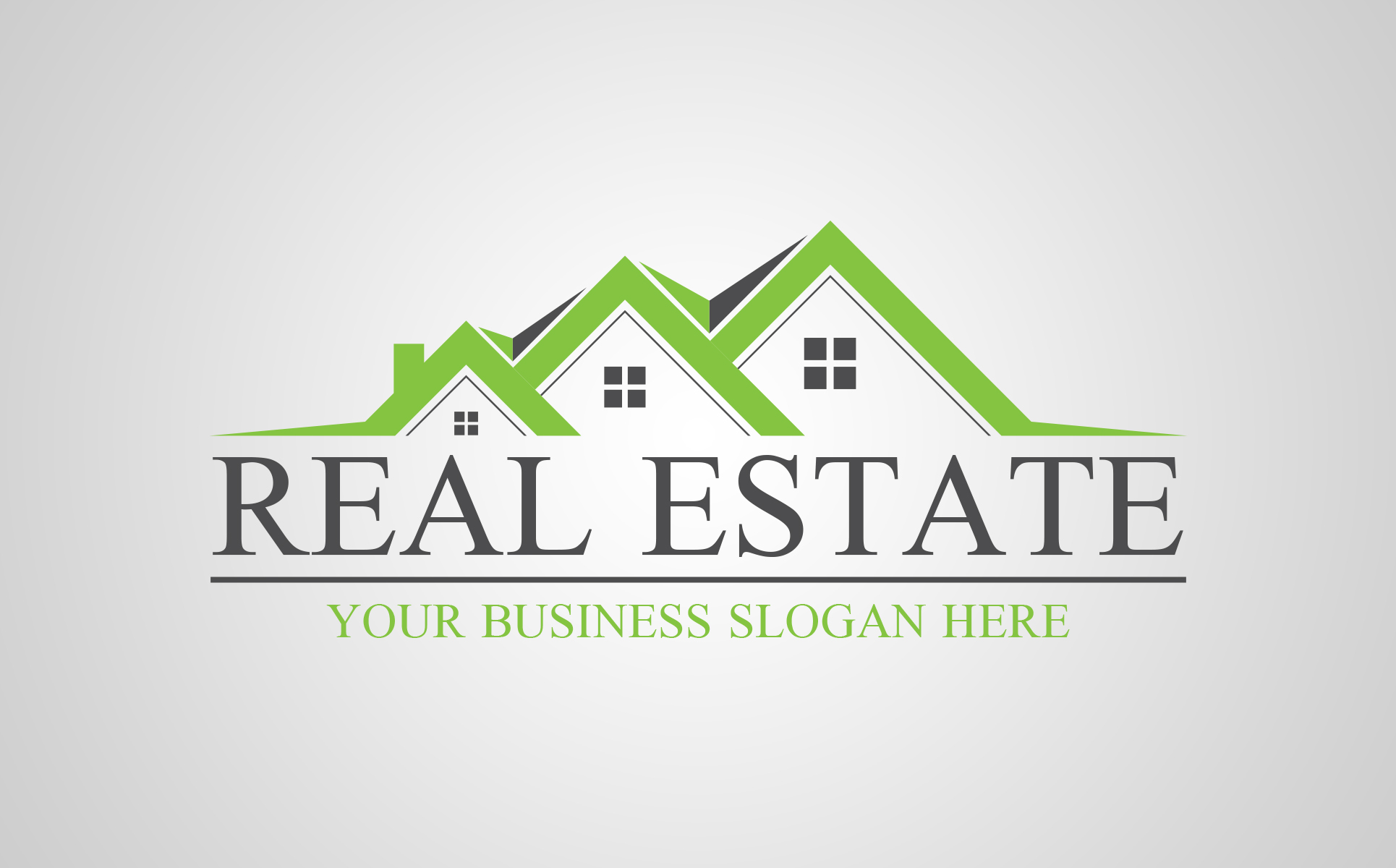 Download Шаблон логотипа "Real Estate Logo Template" / Real Estate Logo Template - Шаблон логотипа на тему графика logo template design reality real estate build building company corporate brand identity symbol graphic realestate builder branding logos color blue