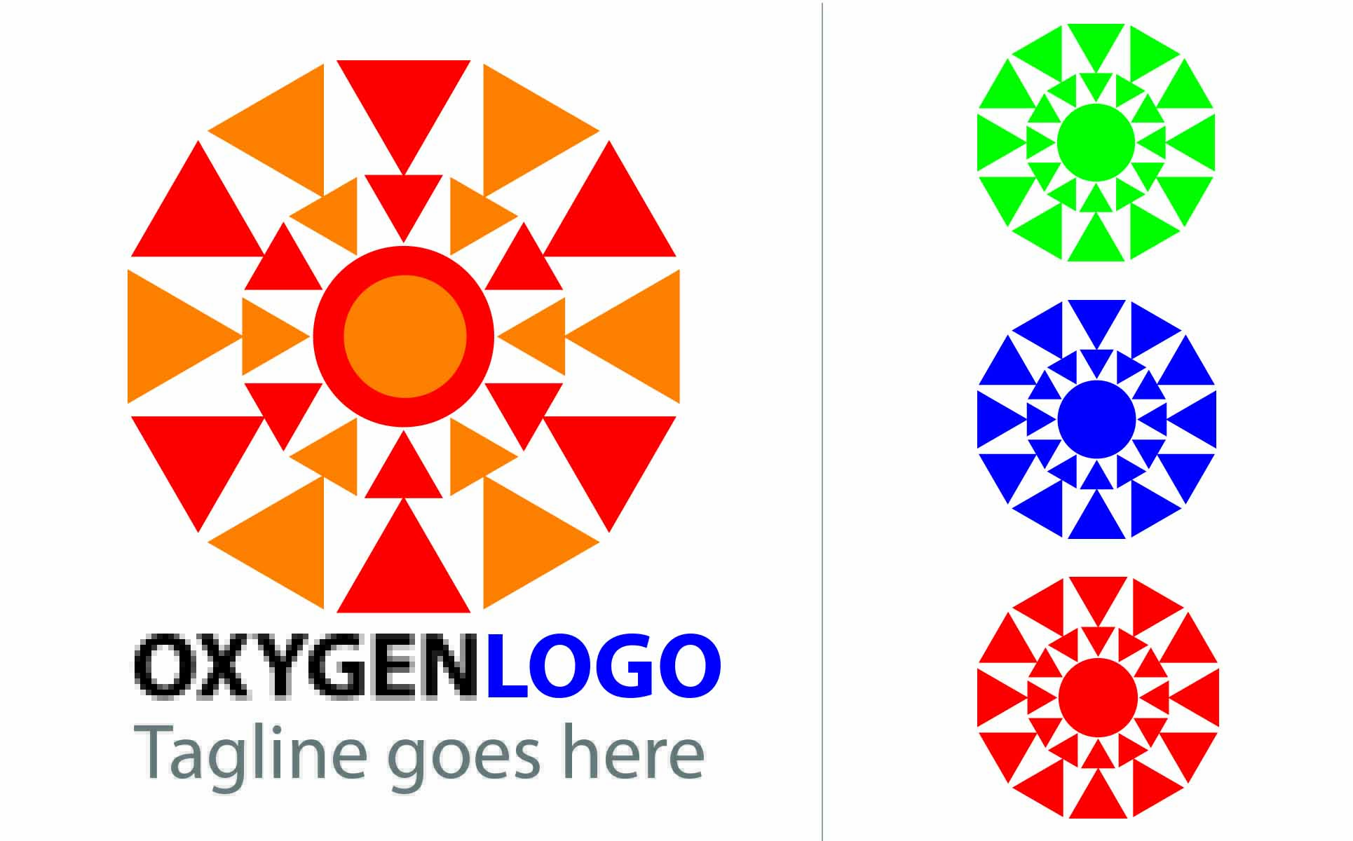 Download Шаблон логотипа "Oxygen Logo Template" / Oxygen Logo Template - Шаблон логотипа на тему графика o logo 3d appearance branding clean client depth design dimensional display effects floor graphic great icon mockup office photo-realistic presentation